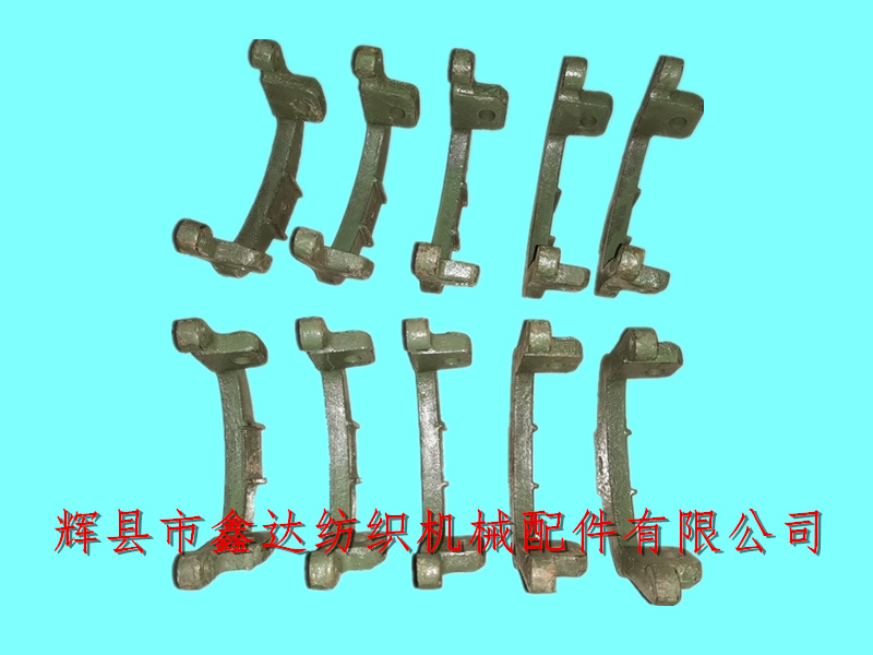 Textile machine accessories_ O5 broken meridians and stopped supporting feet_ Warp stop frame of loom